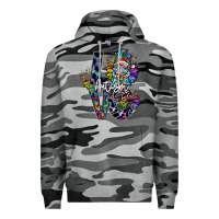 Slate Camo love autism Premium Hoodie - SublimationCraftShop
