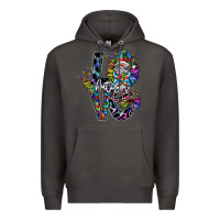 Smoke love autism Premium Hoodie - SublimationCraftShop