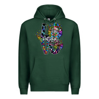 Sports Green love autism Premium Hoodie - SublimationCraftShop