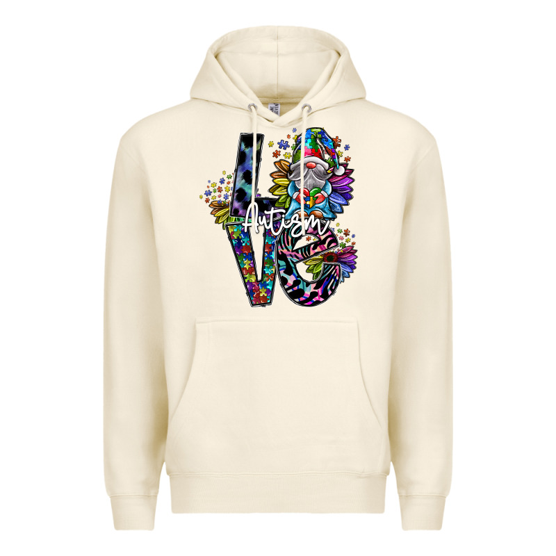 Love Autism Premium Hoodie by SublimationCraftShop | Teevron