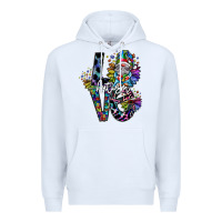 White love autism Premium Hoodie - SublimationCraftShop