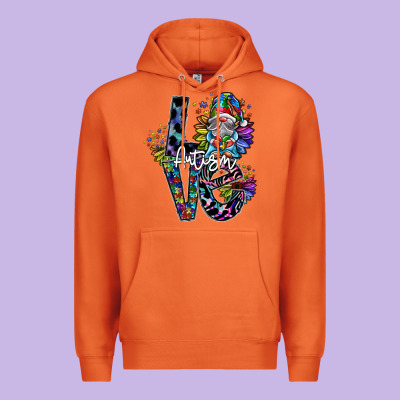 Love Autism Premium Hoodie Designed By Sublimationcraftshop