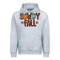 Heather Grey howdy fall Urban Hoodie - CowhideDigitalArt