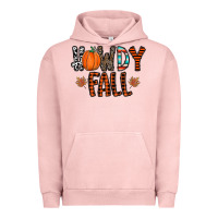 Pigment Salmon howdy fall Urban Hoodie - CowhideDigitalArt