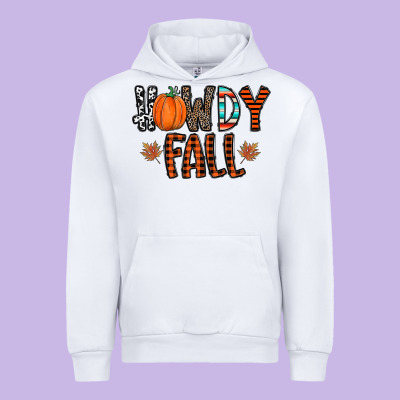 Howdy Fall Urban Hoodie Designed By Cowhidedigitalart