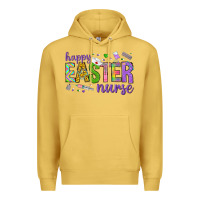 Antique Gold happy easter nurse Premium Hoodie - Neo Western