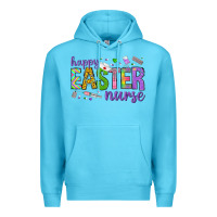 Ocean Blue happy easter nurse Premium Hoodie - Neo Western
