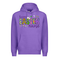 Purple happy easter nurse Premium Hoodie - Neo Western