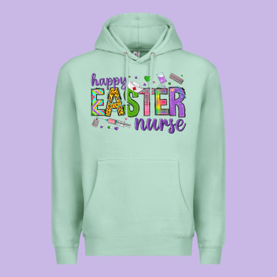 Happy Easter Nurse Premium Hoodie Designed By Neo Western