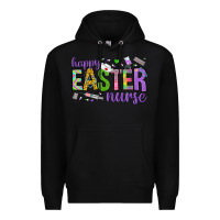 Black happy easter nurse Premium Hoodie - Neo Western
