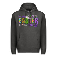 Charcoal Heather happy easter nurse Premium Hoodie - Neo Western