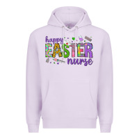 Lilac happy easter nurse Premium Hoodie - Neo Western