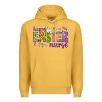 Mustard happy easter nurse Premium Hoodie - Neo Western