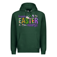 Sports Green happy easter nurse Premium Hoodie - Neo Western