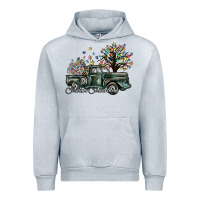 Heather Grey autism awareness Urban Hoodie - SublimationCraftShop