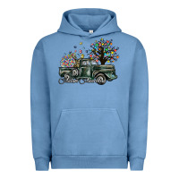 Pigment Pebble Blue autism awareness Urban Hoodie - SublimationCraftShop