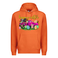Carrot happy easter truck with farm animal Premium Hoodie - Neo Western