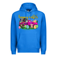 True Royal happy easter truck with farm animal Premium Hoodie - Neo Western