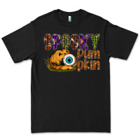 Black spooky pumpkin Premium Tee - SublimationCraftShop