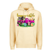 Pina Colada happy easter truck with farm animal Premium Hoodie - Neo Western