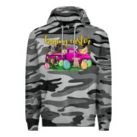 Slate Camo happy easter truck with farm animal Premium Hoodie - Neo Western