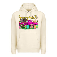 Happy Easter Truck With Farm Animal Premium Hoodie | Teevron