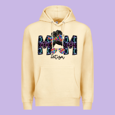 Mom Autism Premium Hoodie Designed By Sublimationcraftshop