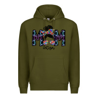 Army Green mom autism Premium Hoodie - SublimationCraftShop