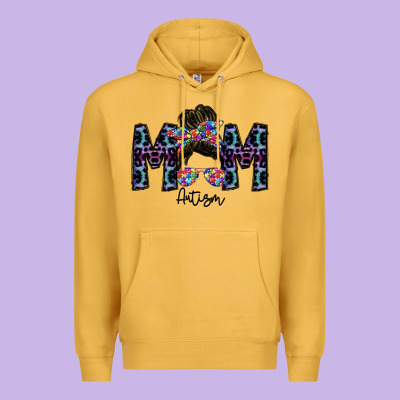 Mom Autism Premium Hoodie Designed By Sublimationcraftshop