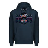 Navy mom autism Premium Hoodie - SublimationCraftShop