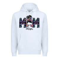 White mom autism Premium Hoodie - SublimationCraftShop
