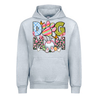 Heather Grey Easter Dog Mom Easter Day Urban Hoodie - Neo Western