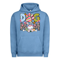 Pigment Pebble Blue Easter Dog Mom Easter Day Urban Hoodie - Neo Western