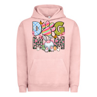 Pigment Salmon Easter Dog Mom Easter Day Urban Hoodie - Neo Western