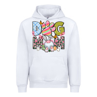 White Easter Dog Mom Easter Day Urban Hoodie - Neo Western