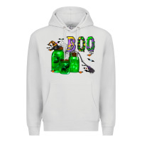 Dove Grey boo drink Premium Hoodie - CowhideDigitalArt