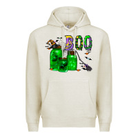 Oatmeal Heather boo drink Premium Hoodie - CowhideDigitalArt