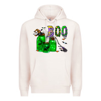 Pale Pink boo drink Premium Hoodie - CowhideDigitalArt