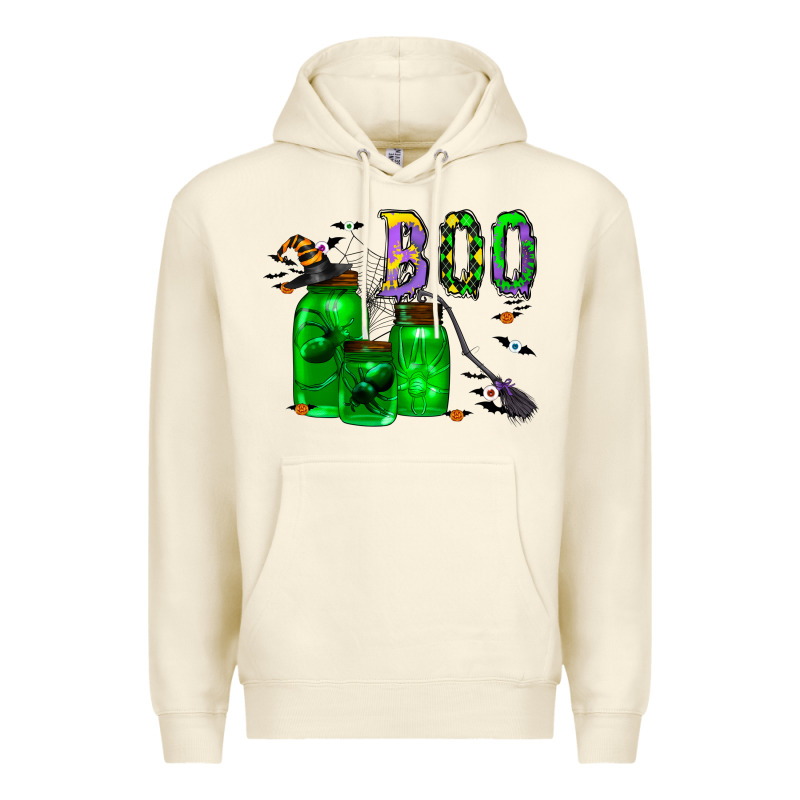 Boo Drink Premium Hoodie by CowhideDigitalArt | Teevron