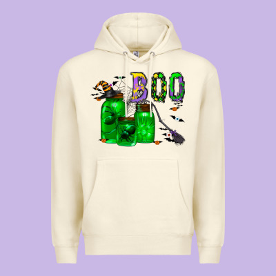 Boo Drink Premium Hoodie Designed By Cowhidedigitalart