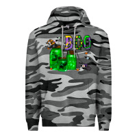 Slate Camo boo drink Premium Hoodie - CowhideDigitalArt