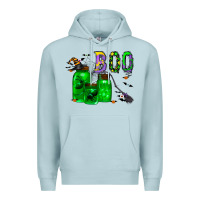 Blue Mist boo drink Premium Hoodie - CowhideDigitalArt