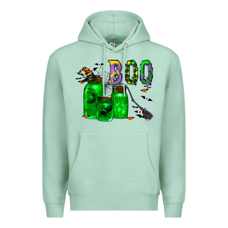 Boo Drink Premium Hoodie by CowhideDigitalArt | Teevron