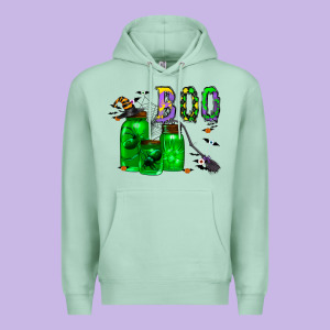 Boo Drink Premium Hoodie Designed By Cowhidedigitalart