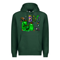 Sports Green boo drink Premium Hoodie - CowhideDigitalArt