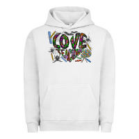 Pigment Lunar Rock i love teaching Urban Hoodie - CowhideDigitalArt