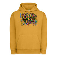 Pigment Peanut Butter i love teaching Urban Hoodie - CowhideDigitalArt