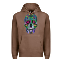 Chestnut sugar skull Premium Hoodie - FaDigitalArtStudio