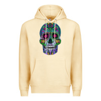 Pina Colada sugar skull Premium Hoodie - FaDigitalArtStudio