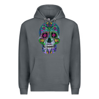 Rock sugar skull Premium Hoodie - FaDigitalArtStudio